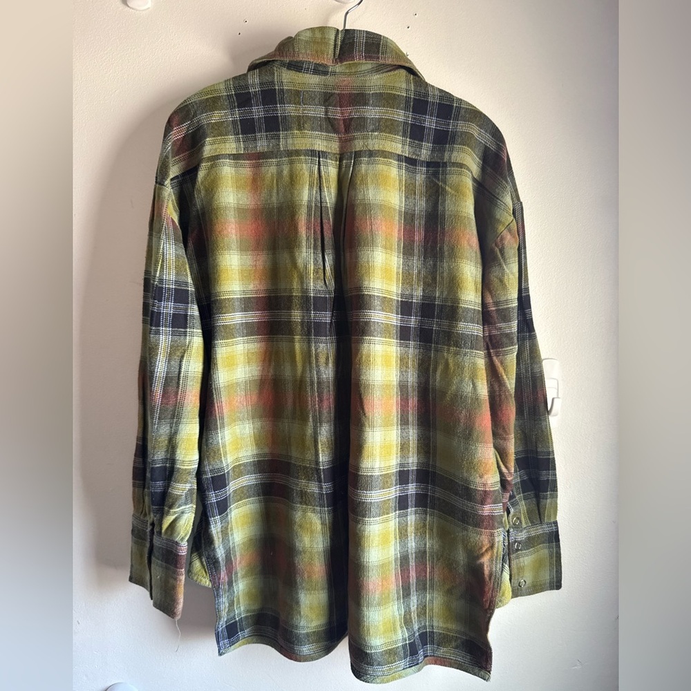 NWOT Free People Izzy Cargo Jacket in Olive Combo Small - Picture 6 of 6